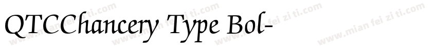 QTCChancery Type Bol字体转换